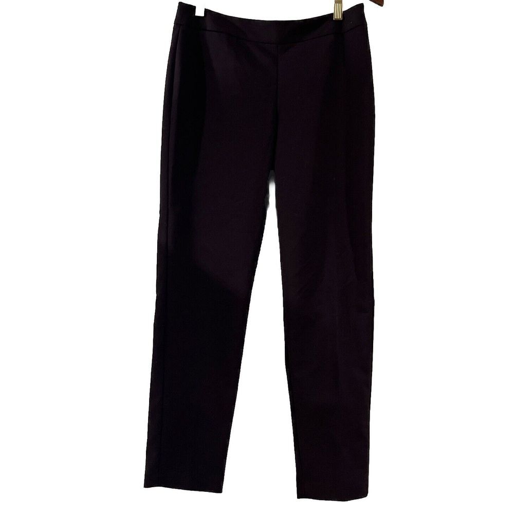 NWT Kenneth Cole Bordeaux Womens Ankle Pant Size 4 Dress Pants Grape Burgundy